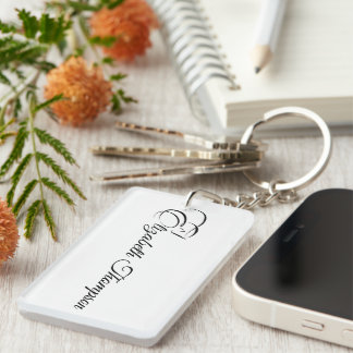 Porte-clefs Lettre monogramme E Horse