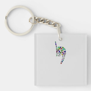 Porte-clefs Lettre 'YOD'