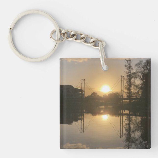 Porte-clefs Lever de soleil du matin (Devant)