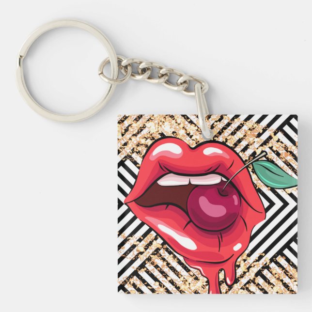 Porte-clefs lèvres (Devant)