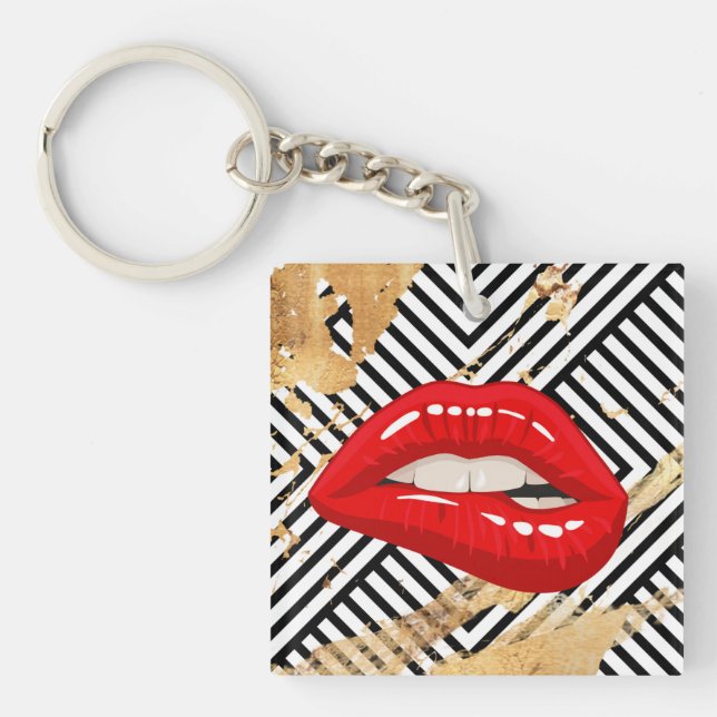 Porte-clefs lèvres (Devant)