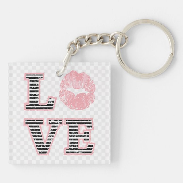 Porte-clefs Lèvres d'amour (Dos)