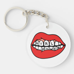 Porte-clefs Lèvres électriques pour filles