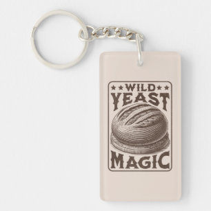 Porte-clefs Levure sauvage Magique Pain d'Argent Pain passionn