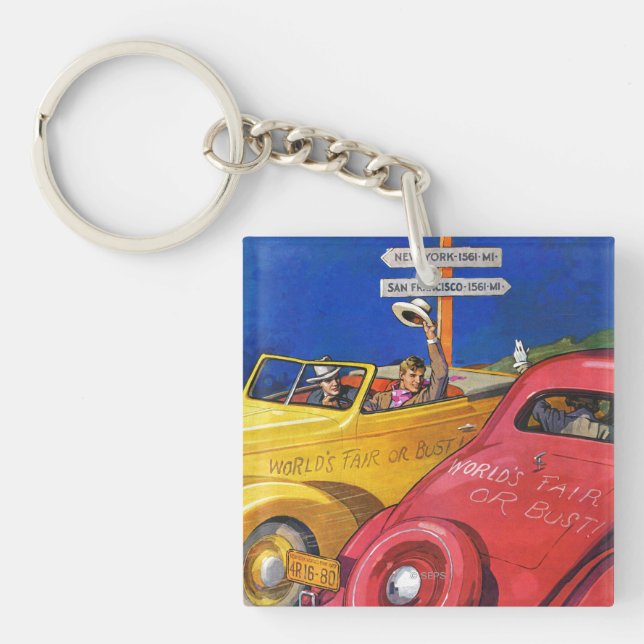 Porte-clefs L'Exposition universelle ou le buste (Devant)