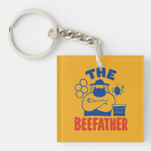 Porte-clefs L'humour de l'apiculteur Le Père de l'abeille
