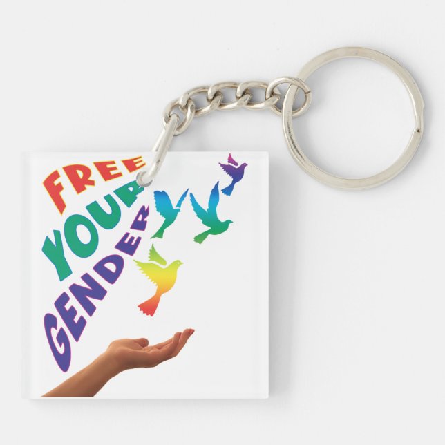 Porte-clefs Libérez votre sexe (Dos)