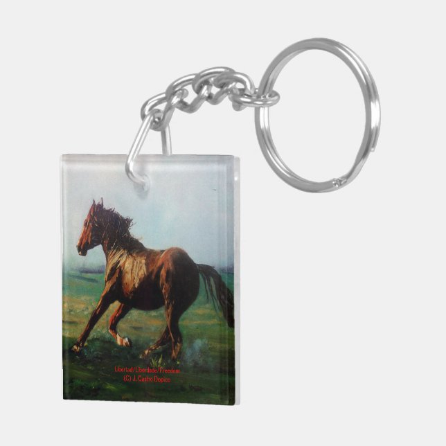 Porte-clefs Liberté/Liberdade/Freedom (Dos droit)