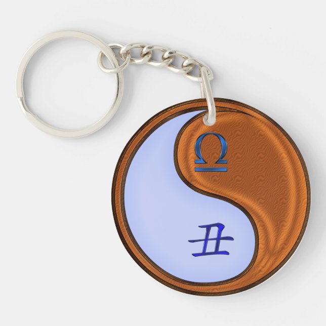 Porte-clefs Libra & Bois Ox (Devant)