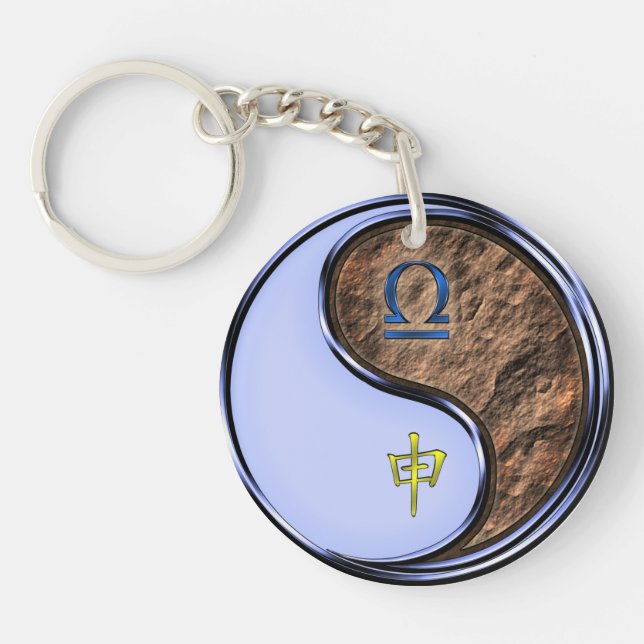 Porte-clefs Libra & Earth Monkey (Devant)