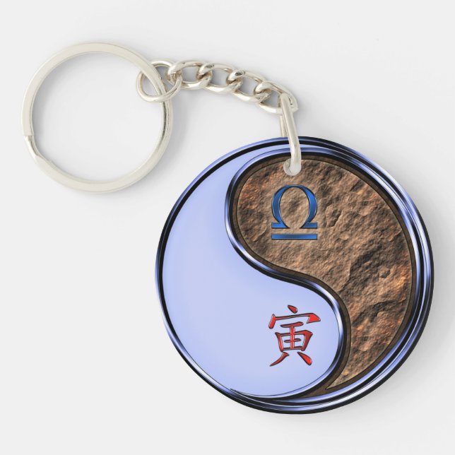 Porte-clefs Libra & Earth Tiger (Devant)