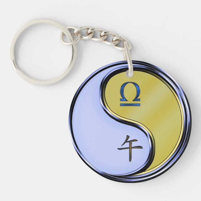 Porte-clefs Libra & Metal Horse (Devant)