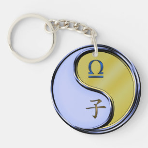 Porte-clefs Libra & métal Rat