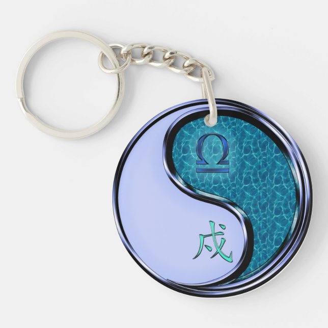 Porte-clefs Libra & Water Dog (Devant)