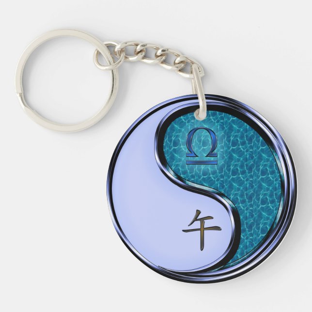 Porte-clefs Libra & Water Horse (Devant)