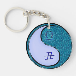 Porte-clefs Libra & Water Ox