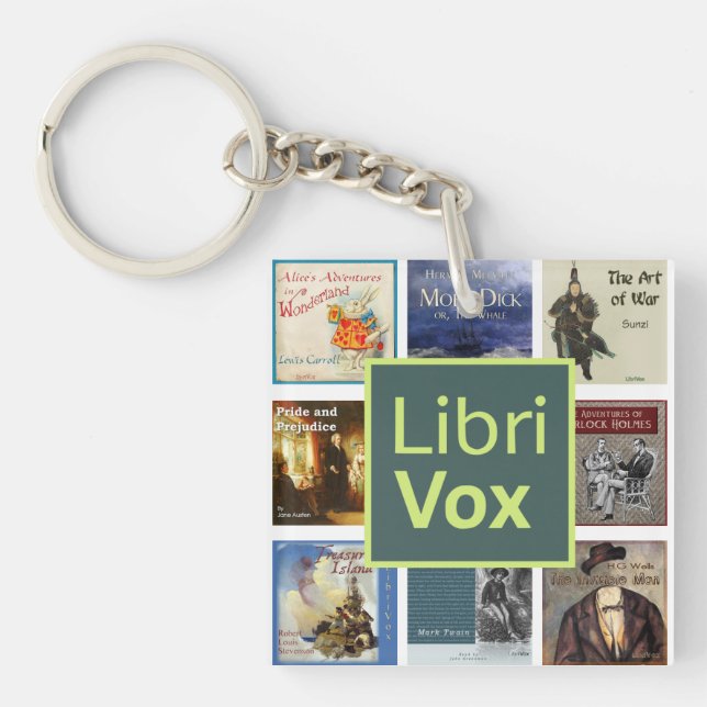Porte-clefs LibriVox Keychain (Devant)