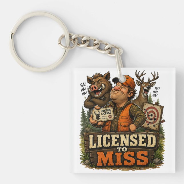 Porte-clefs Licensed To Miss (Devant)