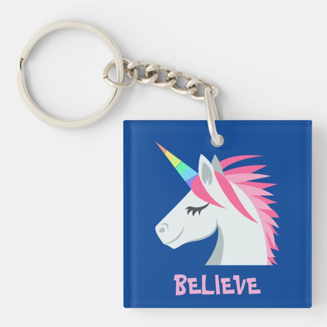 PORTE-CLEFS LICORNE (Devant)