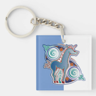 Porte-clefs Licorne celtique