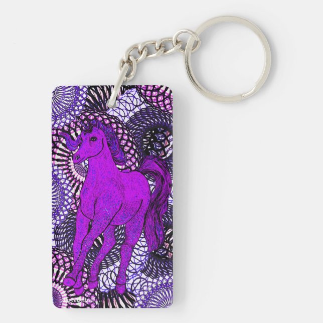 Porte-clefs Licorne invisible (Dos)