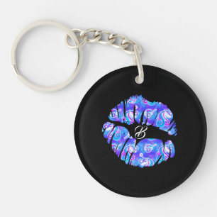Porte-clefs LICORNE Iridescent Violet Foil Métallisé LÈVRES BI