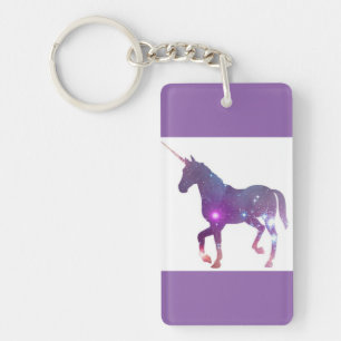 PORTE-CLEFS LICORNE POURPRE