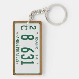 Porte-clefs L'Idaho 1974 porte - clés vintages de plaque