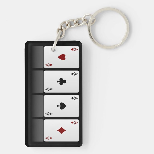 Porte-clefs Lieux de poker (Dos)