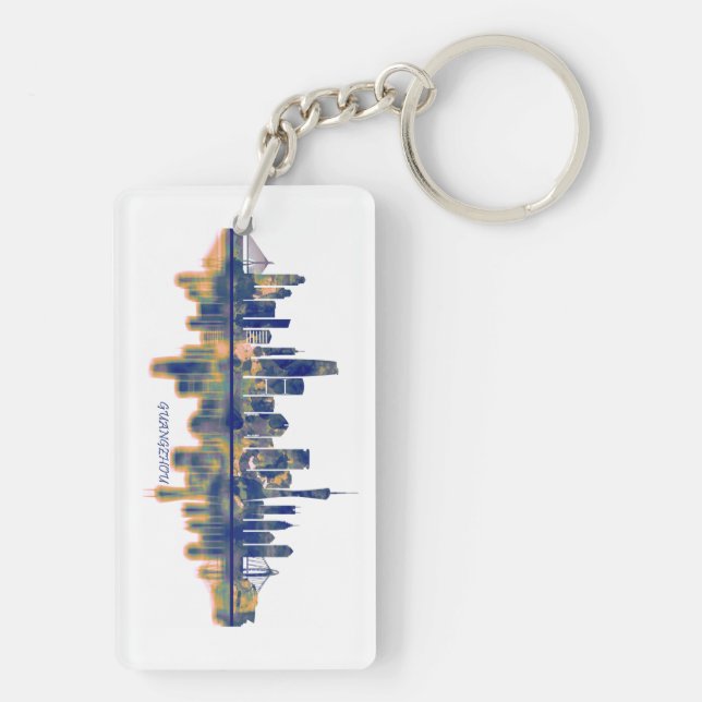 Porte-clefs Ligne aérienne de Guangzhou (Dos)