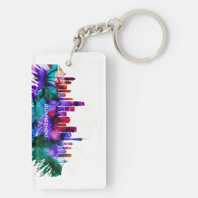 Porte-clefs Ligne aérienne de Guangzhou (Dos)