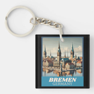 Porte-clefs Ligne aérienne Retro Bremen