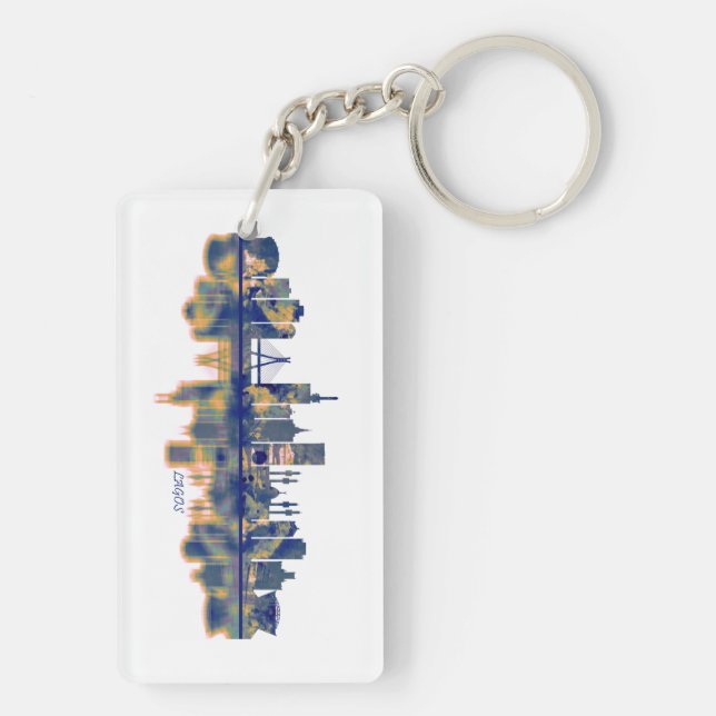 Porte-clefs Ligne de Lagos (Dos)