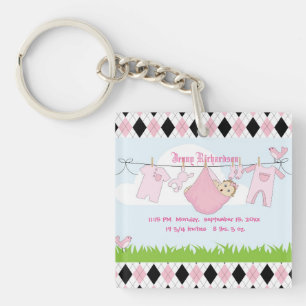 Porte-clefs Ligne de vêtements mignonette bébé fille