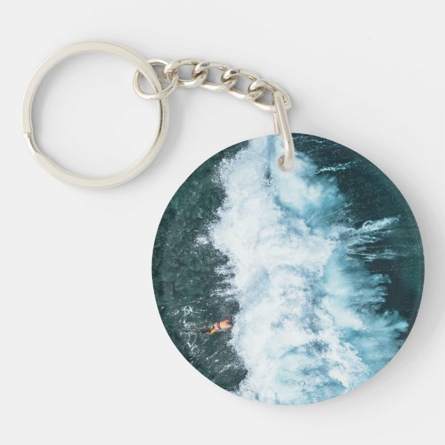 Porte-clefs ligne d'onde (Devant)