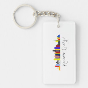 Porte-clefs Ligne Skyline de Kansas City