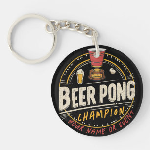 Porte-clefs Ligue de bières Ping Pong Personnalisée