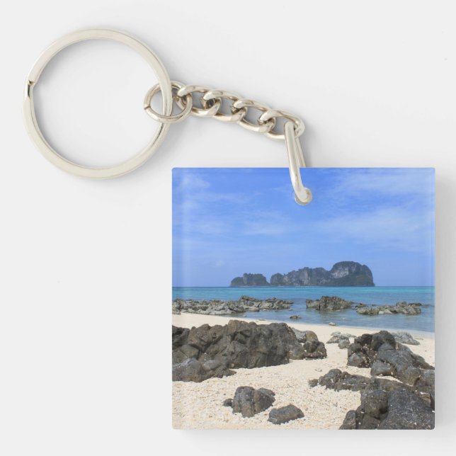 Porte-clefs L'île tropicale (Devant)