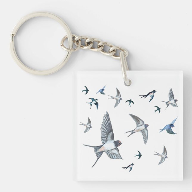 Porte-clefs L'Illustration De L'Avalière Volante (Devant)