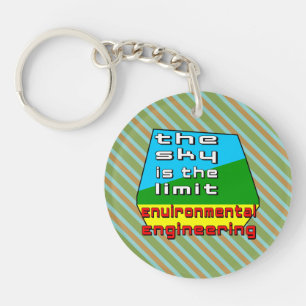 Porte-clefs Limite de génie environnemental 