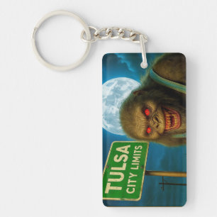 PORTE-CLEFS LIMITES DE LA VILLE DE TULSA. OKLAHOMA.