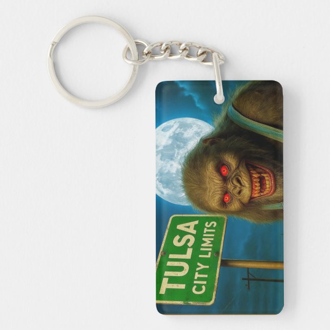 PORTE-CLEFS LIMITES DE LA VILLE DE TULSA.  OKLAHOMA.   (Devant)