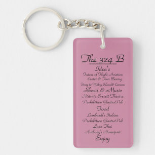 Porte-clefs L'indicateur de clé de 324 B