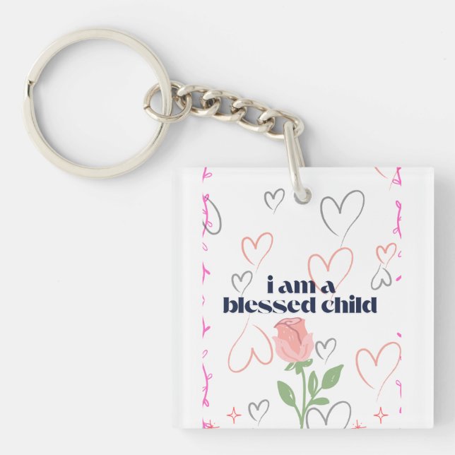 Porte-clefs Linges de bébé graphiques (Devant)