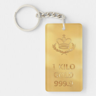 Porte-clefs Lingot d'or