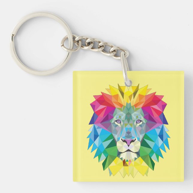 Porte-clefs Lion brillant (Devant)