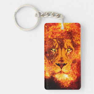 Porte-clefs Lion brûlant de Juda