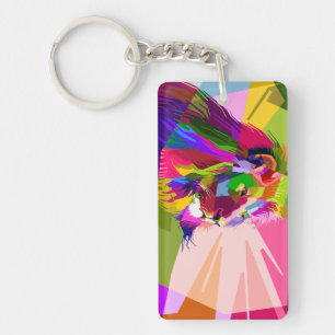 Porte-clefs Lion Colorful Prismatic Pop Art Design-62501