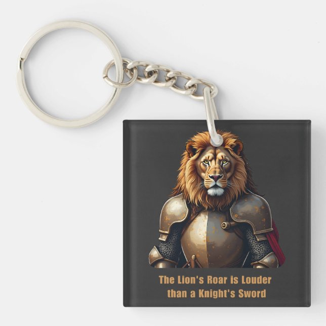 Porte-clefs Lion de chevalier (Devant)