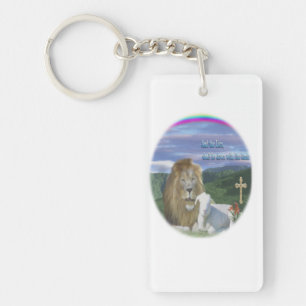 Porte-clefs Lion et les produits d'agneau